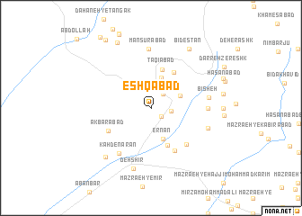 map of ‘Eshqābād