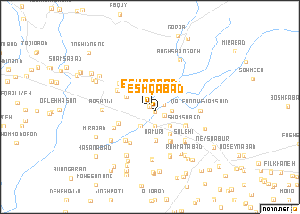 map of ‘Eshqābād