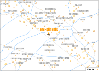 map of ‘Eshqābād
