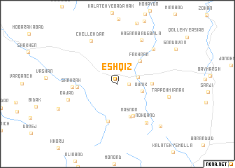 map of ‘Eshqīz