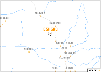 map of ‘Esh Sad