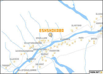 map of Esh Shokaba