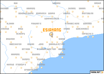 map of Esiamang