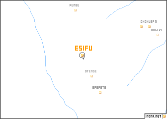 map of Esifu