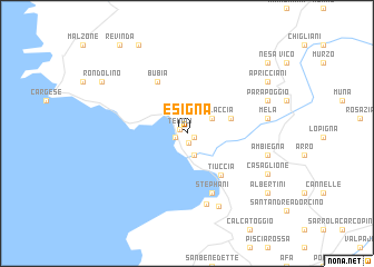 map of Esigna