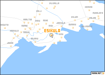 map of Esiküla