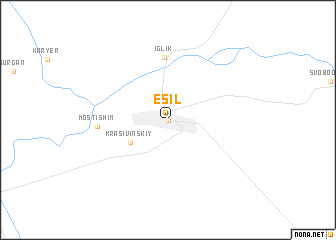 map of Esil