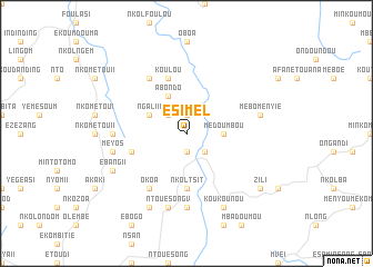 map of Esimel