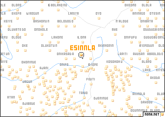 map of Esinnla