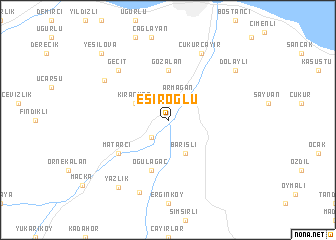 map of Esiroğlu
