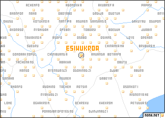 map of Esiwukroa