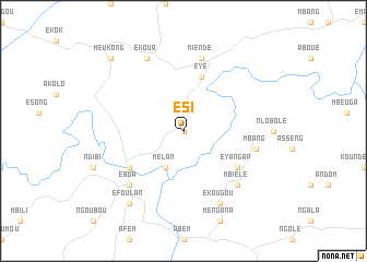 map of Ési