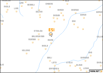 map of Esi