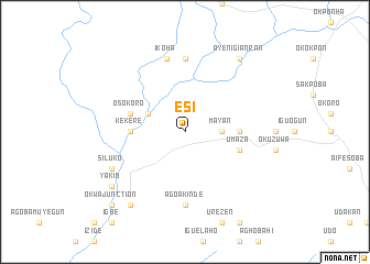 map of Esi