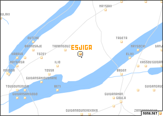 map of Esjiga