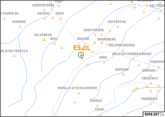 map of Esjīl