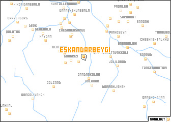 map of Eskandar Beygī