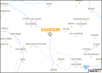map of Eskandar