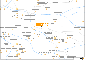 map of Eskārd