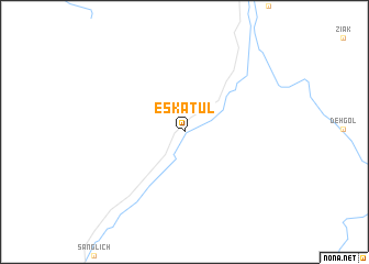 map of Eskatūl
