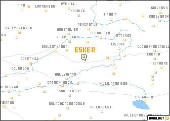 map of Esker