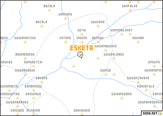 map of Eskéta