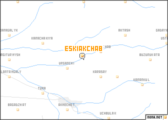 map of Eskiakchab