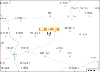 map of Eskiapardı