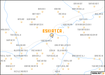 map of Eskiatça