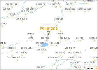 map of Eskiçağa