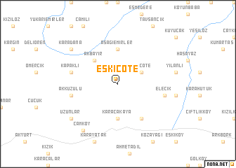 map of Eskiçöte