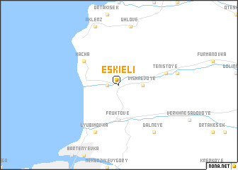 map of Eski-Eli