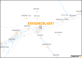 map of Eski Ghazalkent