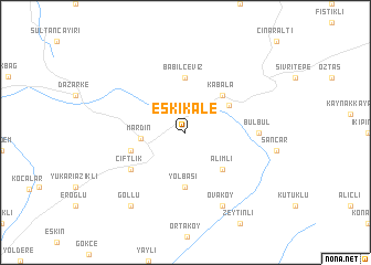 map of Eskikale