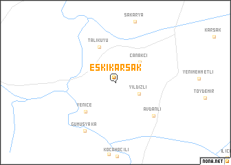 map of Eskikarsak