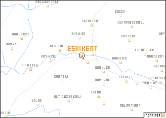 map of Eskikent