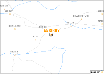 map of Eskiköy