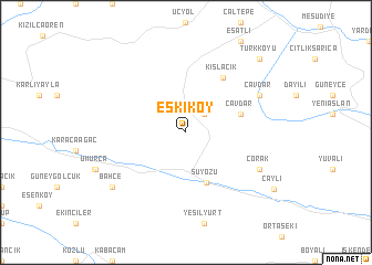 map of Eskiköy