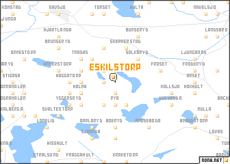 map of Eskilstorp