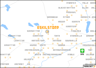 map of Eskilstorp