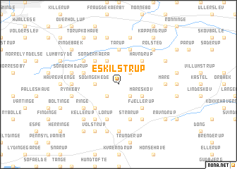 map of Eskilstrup