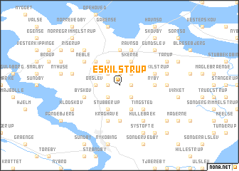 map of Eskilstrup