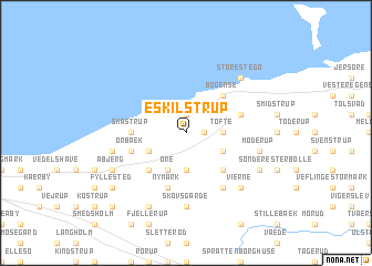 map of Eskilstrup