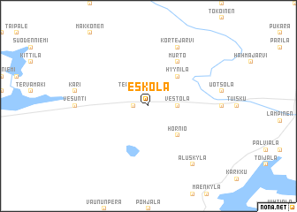 map of Eskola