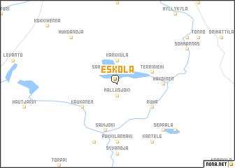 map of Eskola