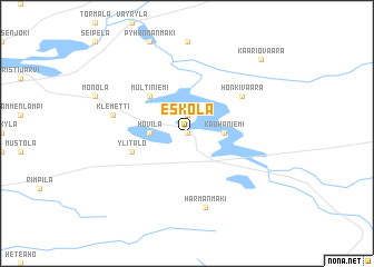 map of Eskola