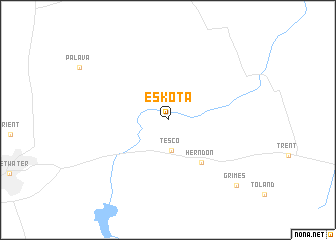 map of Eskota