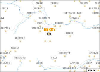 map of Eşköy