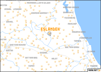 map of Eslām Deh