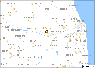 map of Eşlǝ